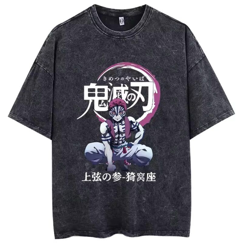 Demon Slayer Vintage Washed Cotton T-Shirts Series (16 Styles) - Image 14