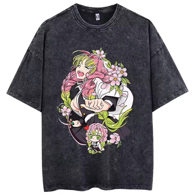 Demon Slayer Vintage Washed Cotton T-Shirts Series (16 Styles) - Image 8