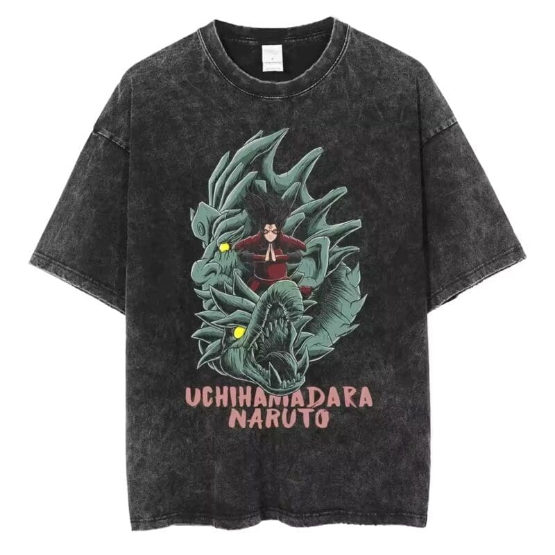 Naruto Vintage Washed Cotton T-Shirts Series A (16 Styles) - Image 16