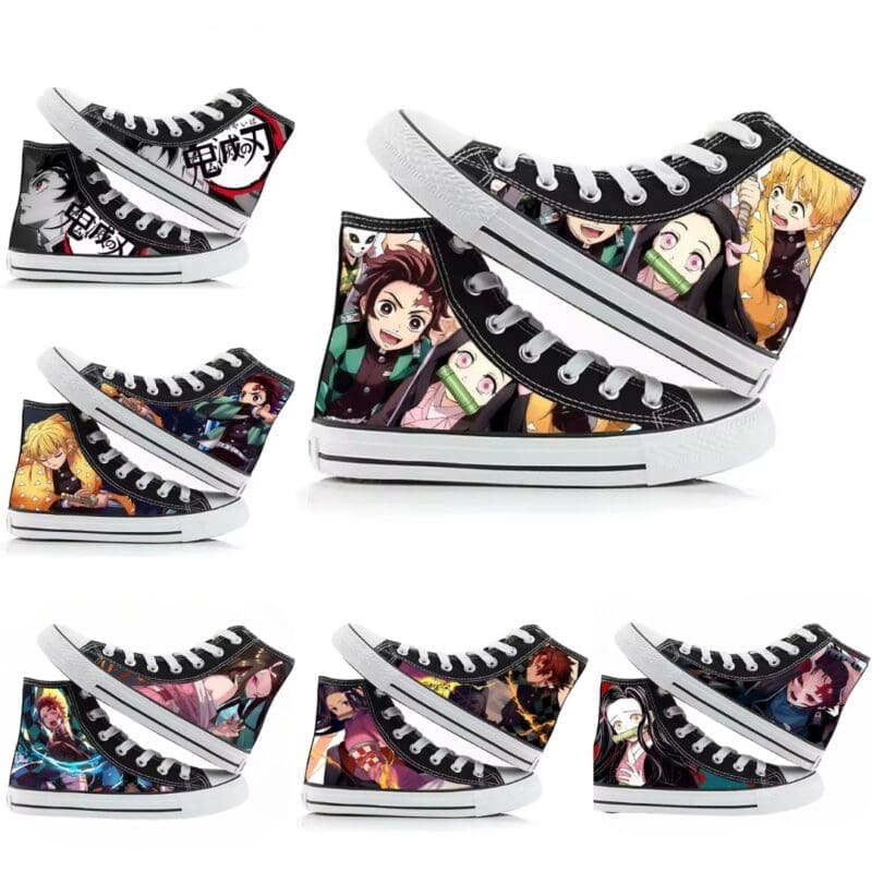 Demon Slayer High Top Canvas Shoes / Sneakers (10 Styles)