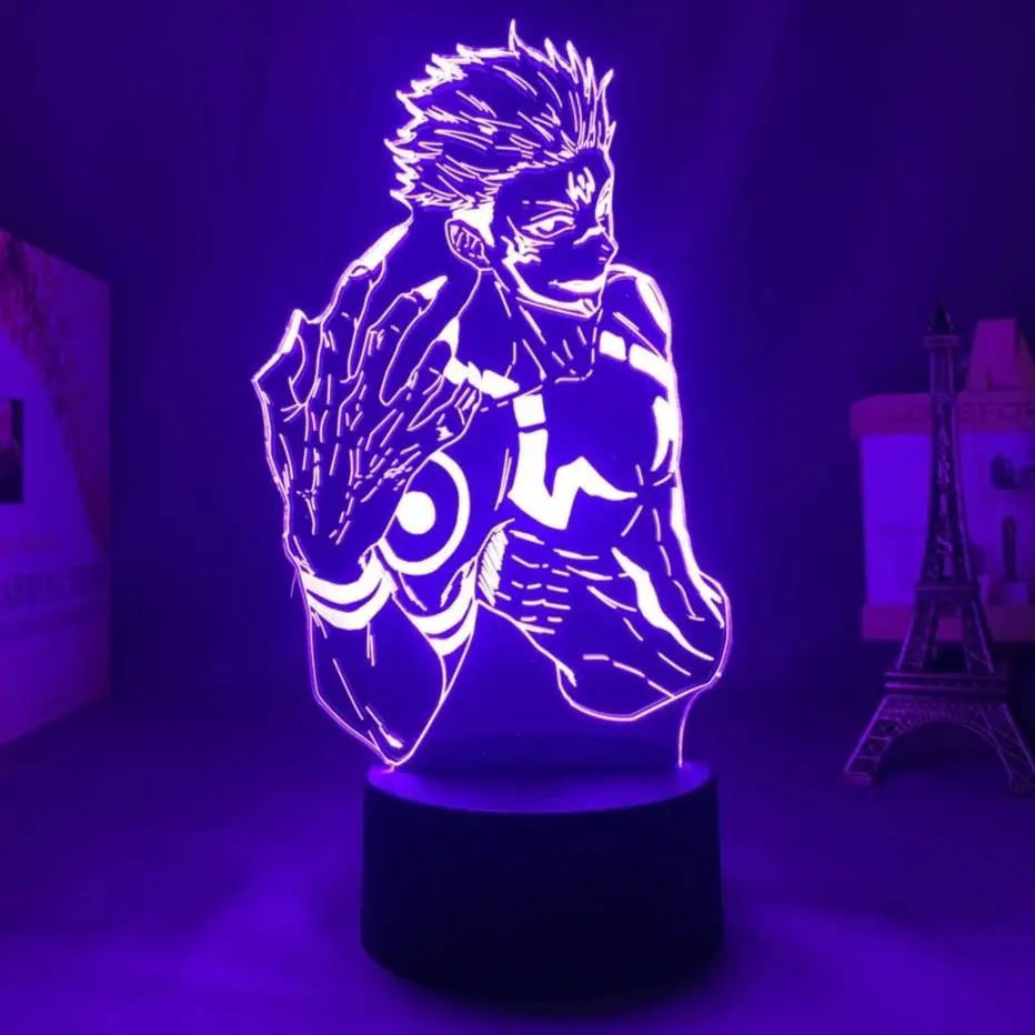 Jujutsu Kaisen 16-Color LED Touch + Remote Control Lamps (20 Styles) - AnimeGo Store