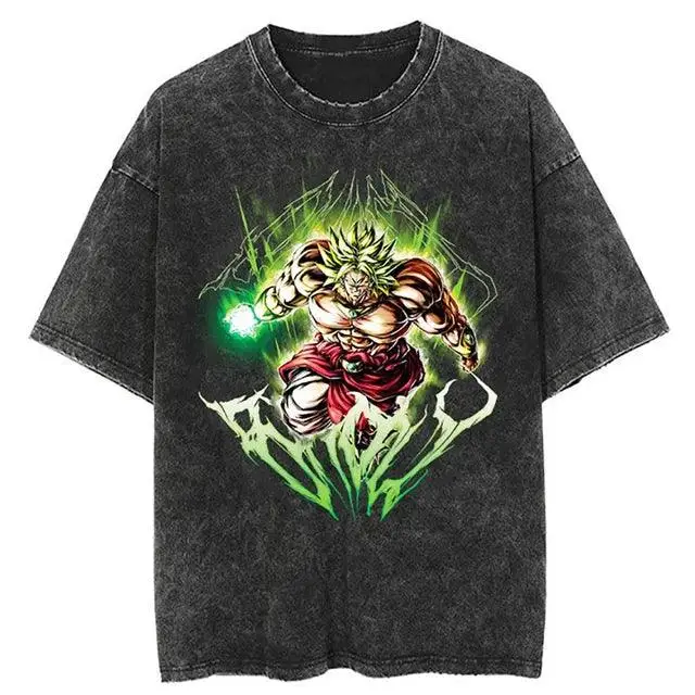 Dragon Ball Vintage Washed Cotton T-Shirts Series GO (16 Styles) - AnimeGo Store