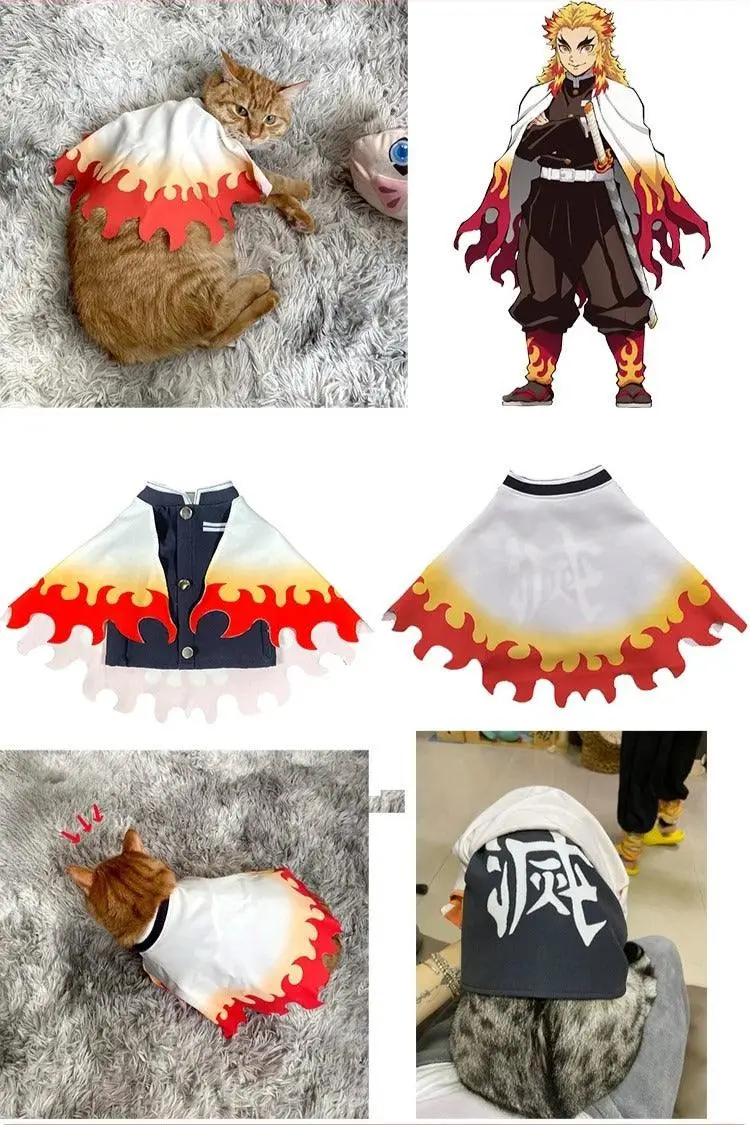 Demon Slayer Pet Cosplay for Cats & Dogs (7 Styles) - AnimeGo Store