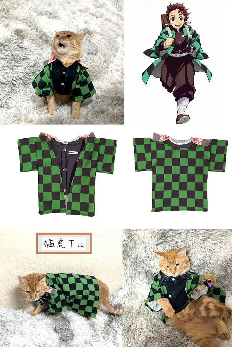 Demon Slayer Pet Cosplay for Cats & Dogs (7 Styles) - AnimeGo Store