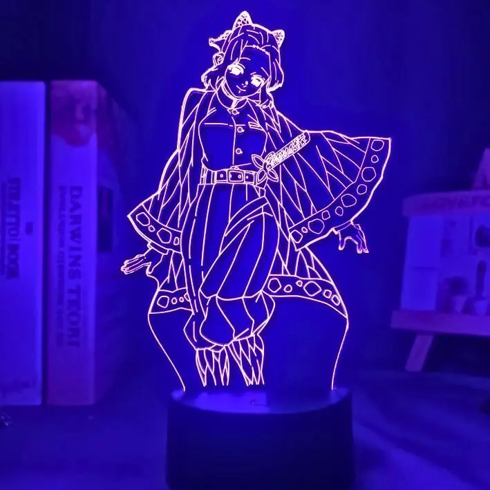 Demon Slayer 16-Color LED Touch + Remote Control Lamps (23 Styles) - AnimeGo Store