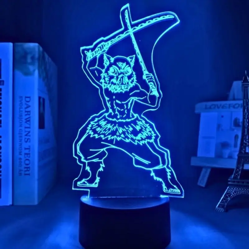 Demon Slayer 16-Color LED Touch + Remote Control Lamps (23 Styles) - AnimeGo Store