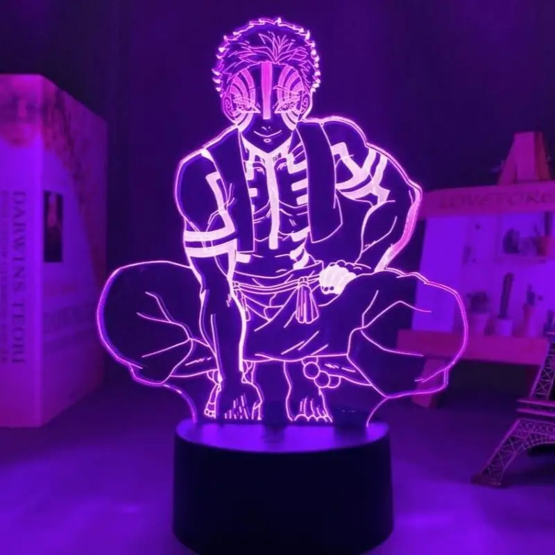 Demon Slayer 16-Color LED Touch + Remote Control Lamps (23 Styles) - AnimeGo Store