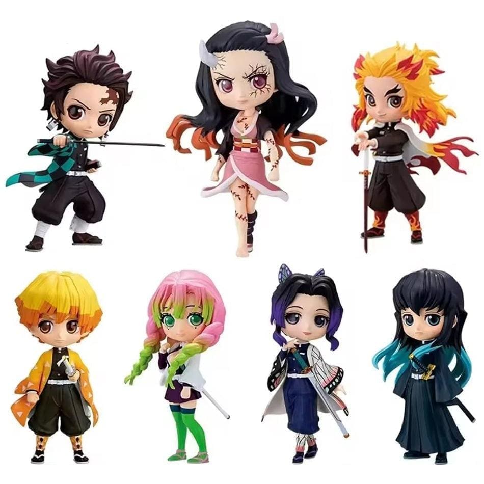 Demon Slayer Chibi Figures (8 Characters) - AnimeGo Store