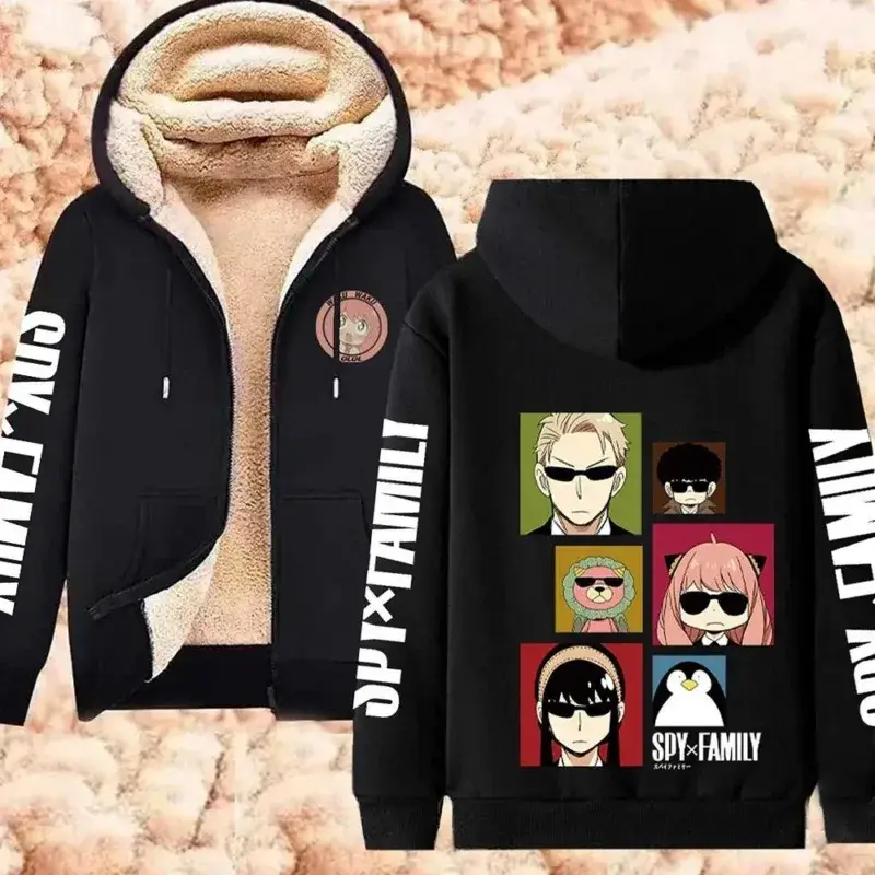 Spy x Family Fleece Hoodie Jackets Collection (14 Styles) - AnimeGo Store