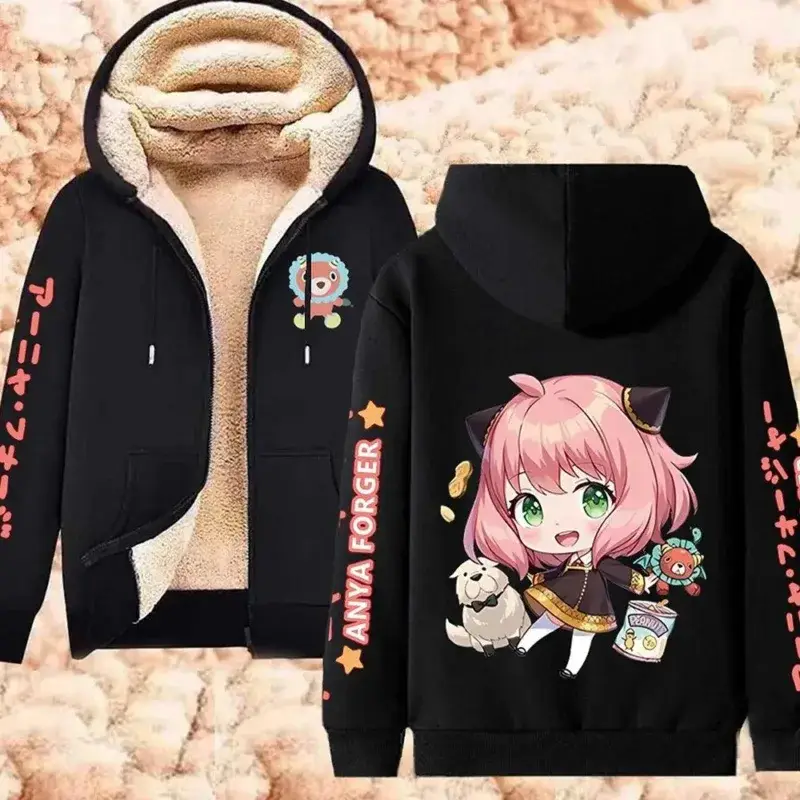 Spy x Family Fleece Hoodie Jackets Collection (14 Styles) - AnimeGo Store