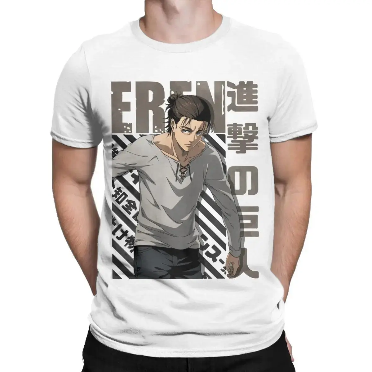 Attack on Titan Eren Yeager Cotton T-Shirts (5 Colors) - AnimeGo Store