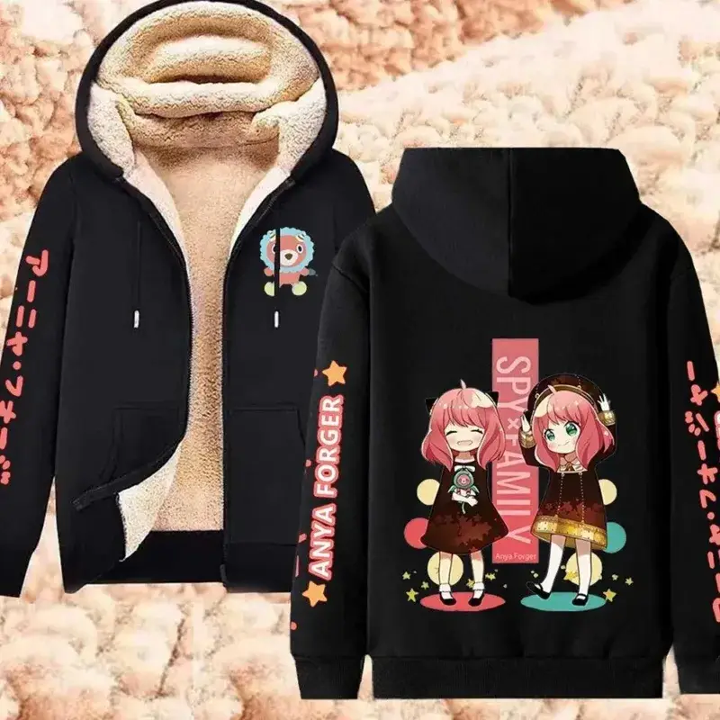 Spy x Family Fleece Hoodie Jackets Collection (14 Styles) - AnimeGo Store