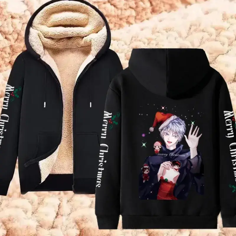 Christmas Anime Fleece Hoodie Jackets Limited Collection (6 Styles) - AnimeGo Store