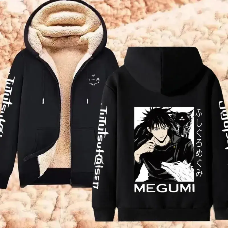 Jujutsu Kaisen Fleece Hoodie Jackets Collection (14 Styles) - AnimeGo Store