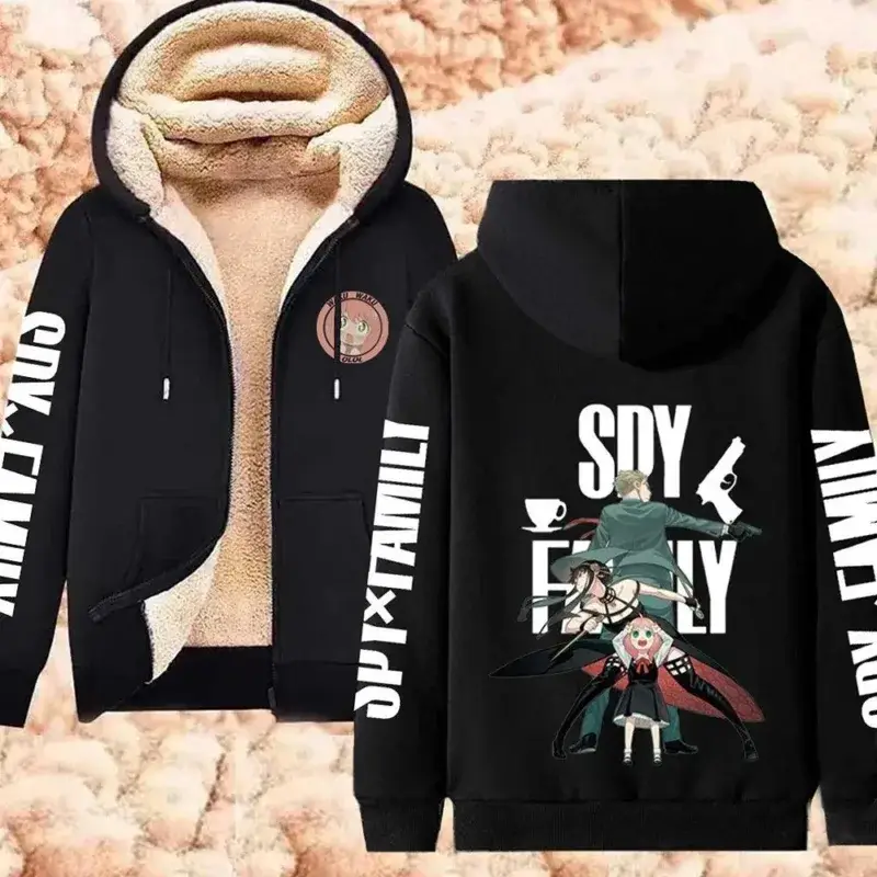 Spy x Family Fleece Hoodie Jackets Collection (14 Styles) - AnimeGo Store