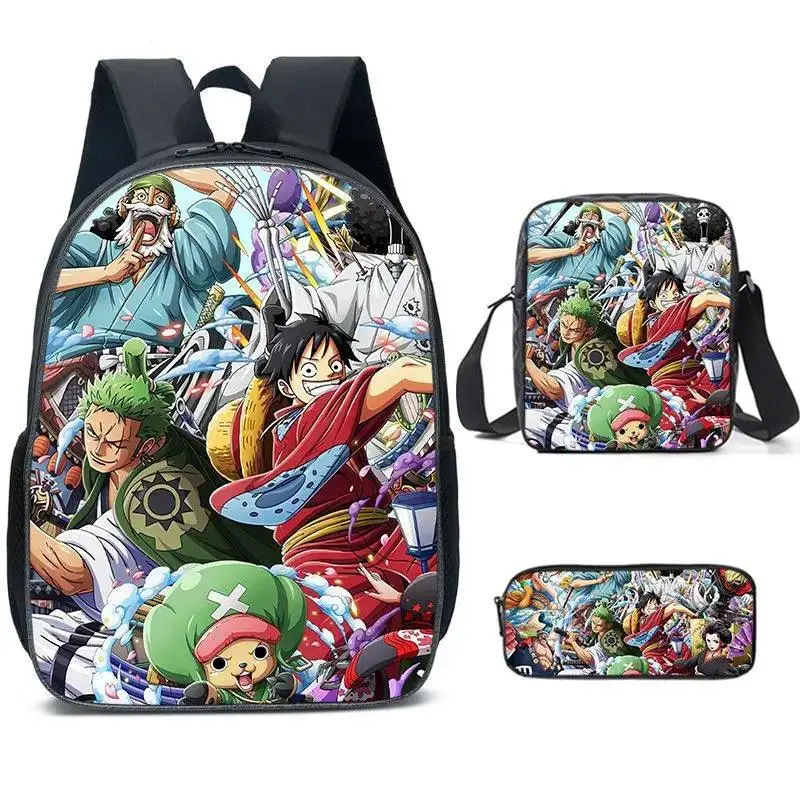 One Piece 3-Piece Set Backpacks (11 Styles) - AnimeGo Store