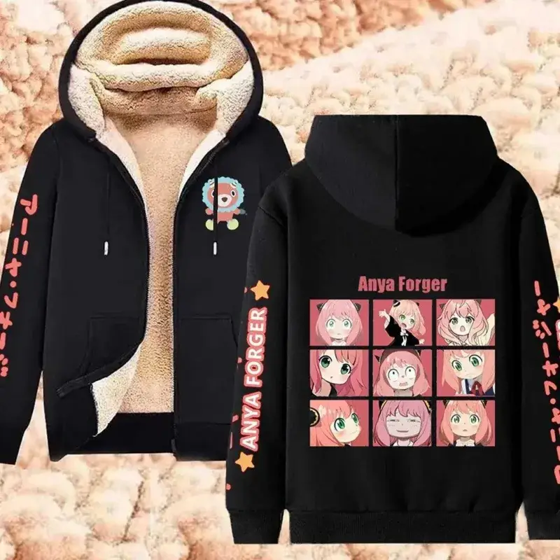 Spy x Family Fleece Hoodie Jackets Collection (14 Styles) - AnimeGo Store
