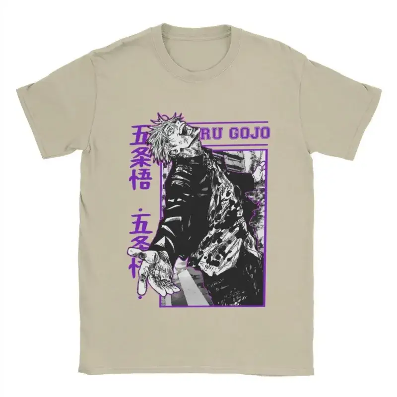 Jujutsu Kaisen Satoru Gojo Cotton T-Shirts (5 Colors) - AnimeGo Store