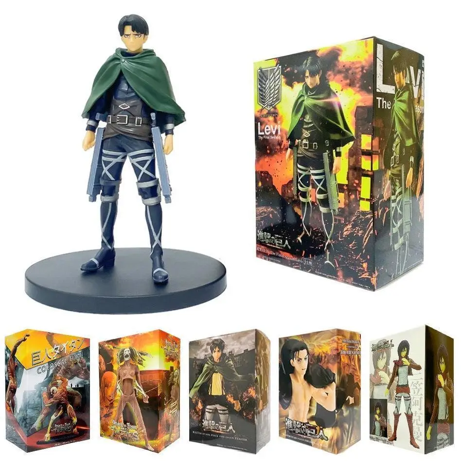 Attack On Titan Action Figures Premium Box Sets (11 Characters) - AnimeGo Store