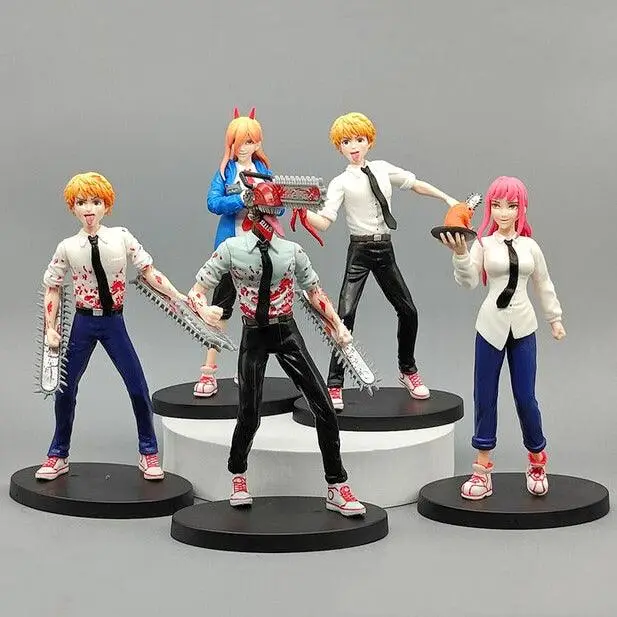Chainsaw Man Action Figures Premium Box Sets (5 Characters) - AnimeGo Store