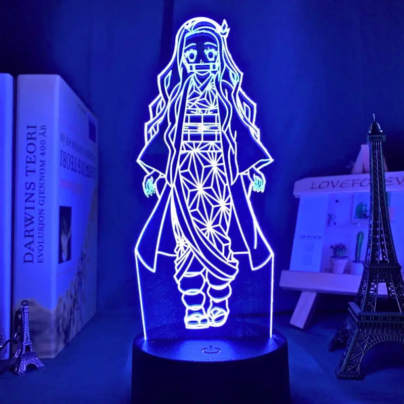 Demon Slayer 16-Color LED Touch + Remote Control Lamps (23 Styles) - AnimeGo Store