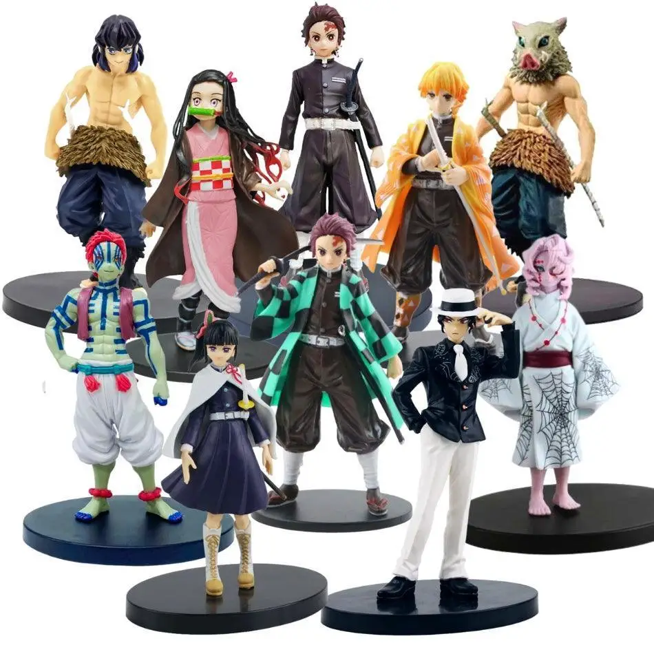 Demon Slayer Action Figures Premium Box Sets A (10 Characters) - AnimeGo Store