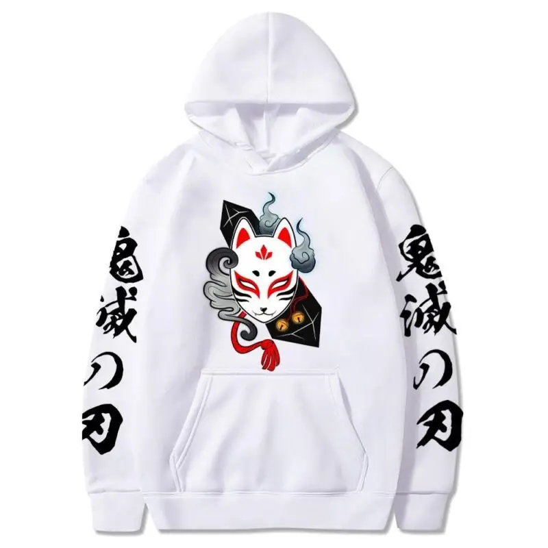 Demon Slayer Kitsune Mask Hoodies (6 Colors) - AnimeGo Store