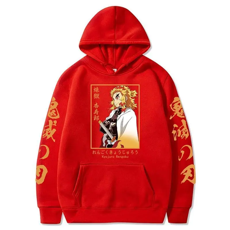 Demon Slayer Kyojuro Rengoku Hoodies (6 Colors) - AnimeGo Store