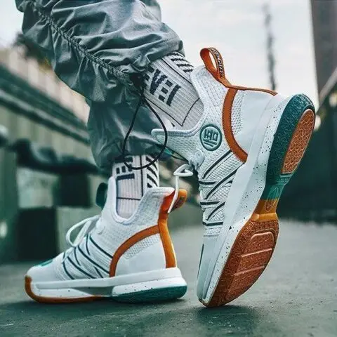 Dragon Ball Goku Symbol High Top Shoes / Sneakers (White) - AnimeGo Store