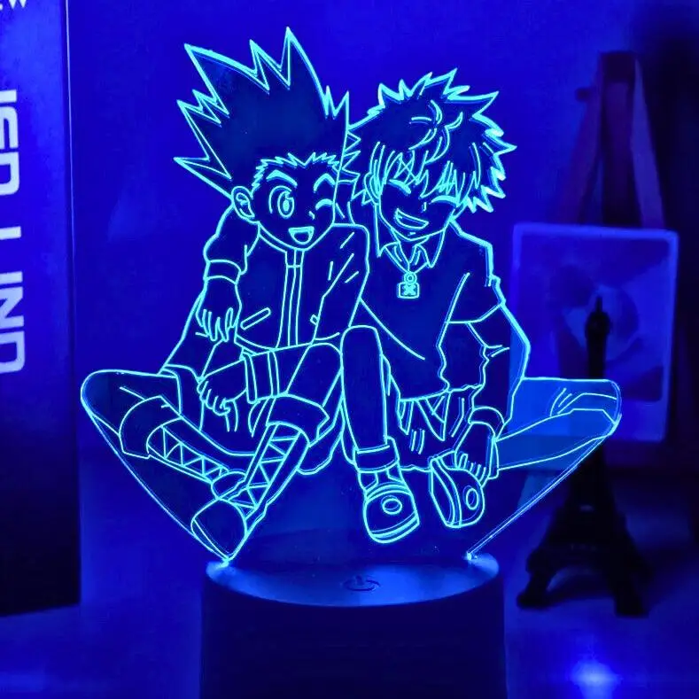 Hunter x Hunter 16-Color LED Touch + Remote Control Lamps (10 Styles) - AnimeGo Store