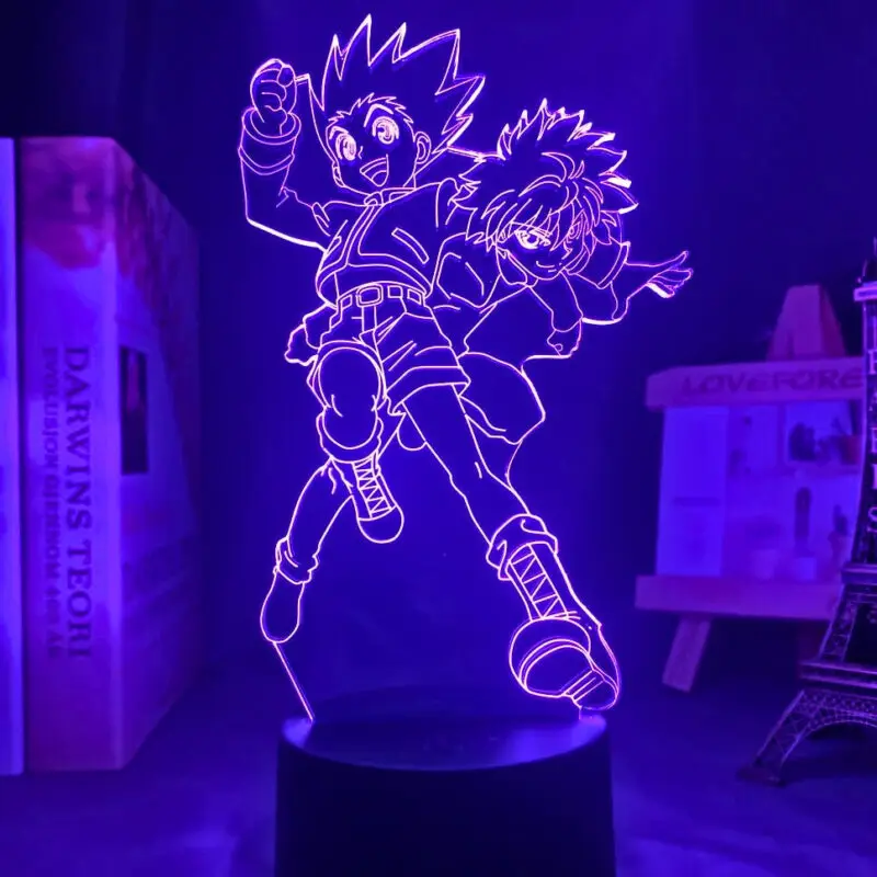 Hunter x Hunter 16-Color LED Touch + Remote Control Lamps (10 Styles) - AnimeGo Store