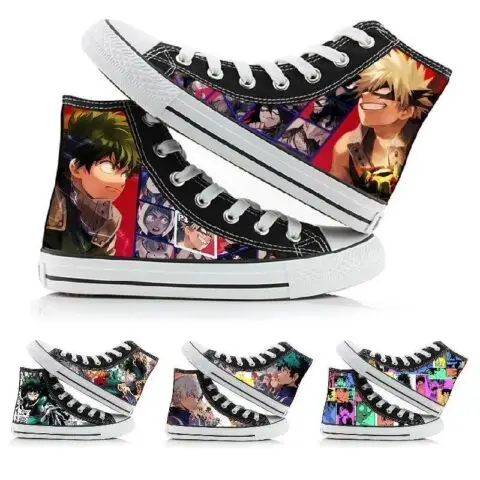 My Hero Academia High Top Canvas Shoes / Sneakers (7 Styles) - AnimeGo Store