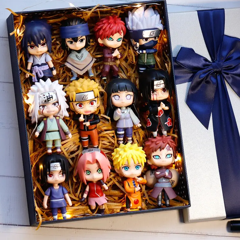 Naruto 12-Piece Mini Action Figures Set - AnimeGo Store