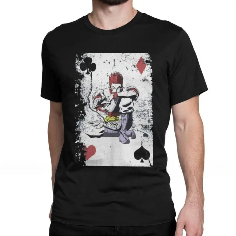 Hunter x Hunter Hisoka Playing Card Cotton T-Shirts (6 Colors) - AnimeGo Store