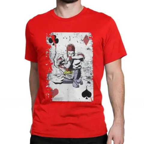 Hunter x Hunter Hisoka Playing Card Cotton T-Shirts (6 Colors) - AnimeGo Store