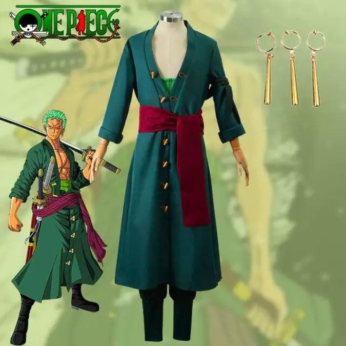 One Piece Roronoa Zoro Cosplay Costume - AnimeGo Store