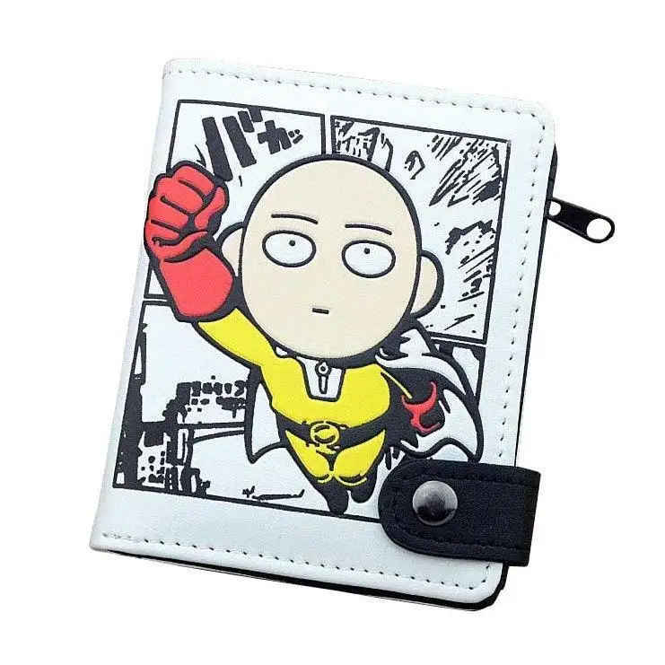 One Punch Man PU Leather Button Wallet (2 Styles) - AnimeGo Store
