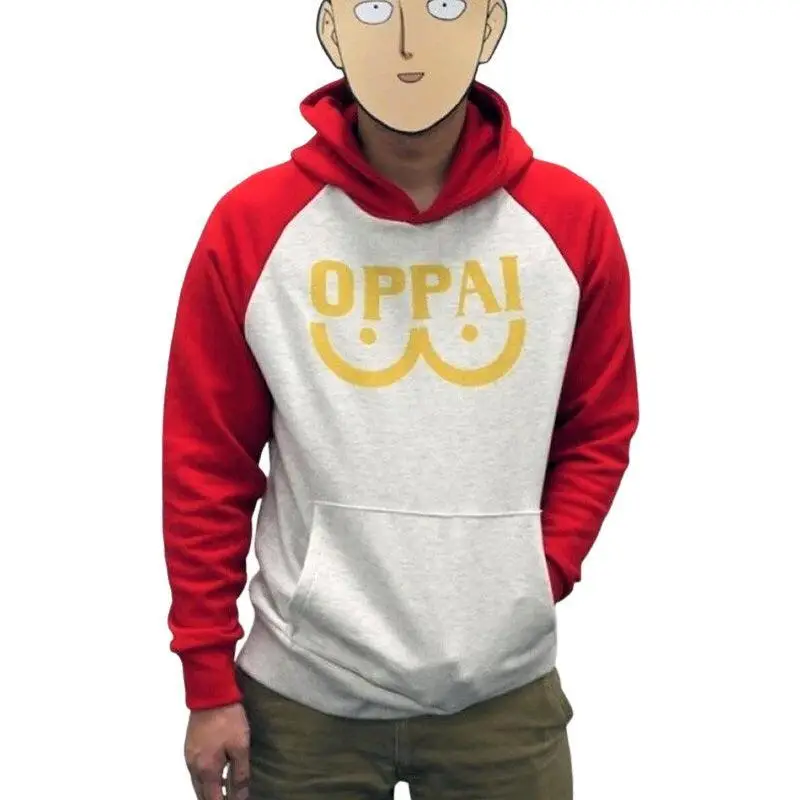 One Punch Man Saitama Oppai Hoodie (3 Colors) - AnimeGo Store