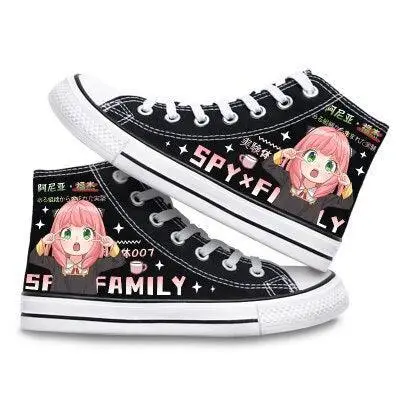 Spy × Family High Top Canvas Shoes / Sneakers (6 Styles) - AnimeGo Store