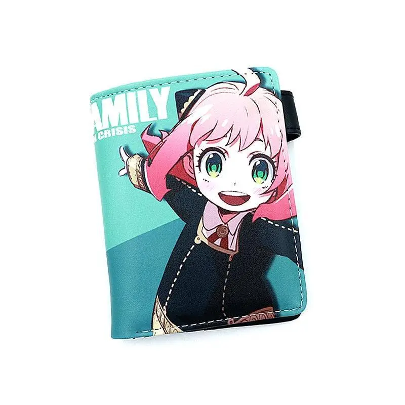 Spy × Family PU Leather Button Wallets (5 Styles) - AnimeGo Store